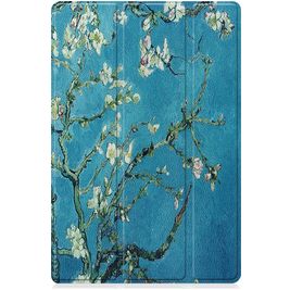 Mobigear Tri-Fold Samsung Galaxy Tab A8 10.5 (2021) Hülle Klapphülle - Mandelblüten Mobigear Tri-Fold Samsung Galaxy Tab A8 10.5 (2021) Hülle Klapphülle - Mandelblüten