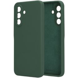 Mobiparts Samsung Galaxy A36 Silikon Hülle Backcover - Forest Green