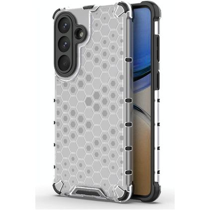 Mobigear Honeycomb Samsung Galaxy S26 Plus Hardcase Backcover Shockproof - Weiß