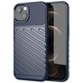 Mobigear Groove iPhone 13 Mini Hülle Flexibles TPU Backcover - Blau