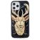 Mobigear Design iPhone 12 Pro Max Hülle Flexibles TPU Backcover - Hirsch