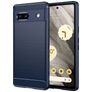 Mobigear Brushed Slim Google Pixel 7a Hülle Flexibles TPU Backcover - Blau