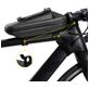 Mobigear Zipper Bag Fahrradhalterung Fahrradrahmen Klemme Universal - 6.5 Zoll - Gelb
