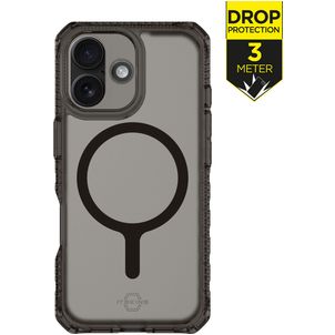 ITSKINS Level 2 HybridMagFrost R iPhone 17 MagSafe Hülle Hardcase Backcover Stoßfest - Schwarz