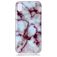 Mobigear Marble iPhone XS Max Hülle Flexibles TPU Backcover - Lila
