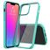 Mobigear Crystal iPhone 13 Pro Max Hardcase Backcover - Transparent / Türkis