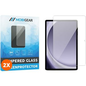 Mobigear Samsung Galaxy Tab A9 Plus (2023) Panzerglas Gehärtetes Glas Displayschutz - Hüllenfreundlich (2er Pack)