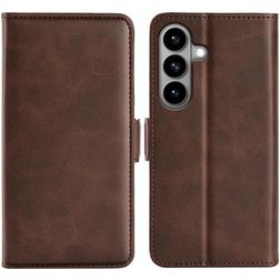 Mobigear Slim Magnet Samsung Galaxy S26 Hülle Klapphülle Geldbörse - Braun
