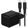 Mobilize Single USB-C Ladegerät USB-C 1.2 Meter Power Delivery 30W - Schwarz