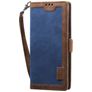 Mobigear Two Tone Huawei P40 Pro Hülle Klapphülle Geldbörse - Braun / Blau