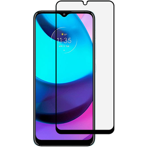 Mobigear Premium Motorola Moto E20 Panzerglas Gehärtetes Glas Displayschutz - Hüllenfreundlich - Schwarz