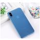 Mobigear Ultra Slim iPhone XS Hülle Hardcase Extra Dünn Backcover - Blau