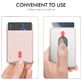 Mobigear Pocket Silikon Kartenetui - 2 Karten - MagSafe Kompatibel - Grau