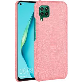 Mobigear Croco Huawei P40 Lite Hülle Hardcase Backcover - Pink
