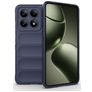 Mobigear Bumpy Xiaomi 14T Hülle Flexibles TPU Backcover - Dunkelblau
