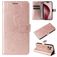 Mobigear Butterfly iPhone 16 Pro Hülle Klapphülle Geldbörse - Roségold