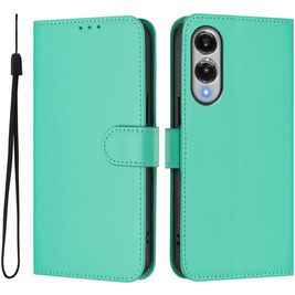 Mobigear Urban Wallet Samsung Galaxy S25 Edge Hülle Klapphülle Geldbörse - Grün