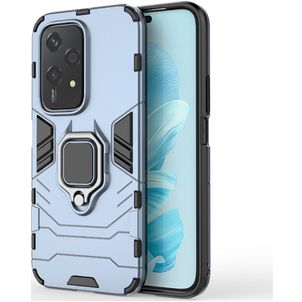 Mobigear Armor Ring HONOR 200 Lite Hülle Hardcase Backcover Stoßfest mit Ringhalter - Marineblau