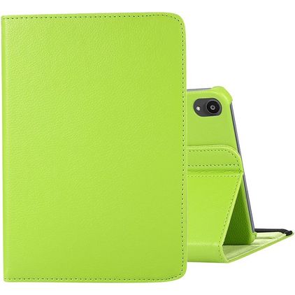 Mobigear DuoStand iPad Mini 7 (2024) Hülle Drehbare Klapphülle - Grün
