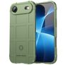 Mobigear Rugged Shield iPhone Air Hülle Flexibles TPU Backcover Stoßfest - Grün