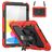 Mobigear SureGrip Xtreme iPad 10 (2022) Hülle Kunststoff,Silikon Backcover + Schulterträger + Ständer - Schwarz / Rot
