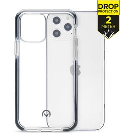 Mobilize Shatterproof iPhone 12 Pro Max Hülle Hardcase Backcover Stoßfest - Transparent / Schwarz