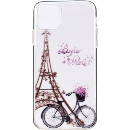 Mobigear Design iPhone 11 Pro Max TPU (flexibel) Backcover - Eiffelturm
