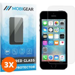 Mobigear iPhone 5 Panzerglas Displayschutz - Hüllenfreundlich (3er Pack)