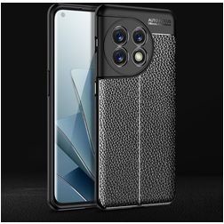 Mobigear Luxury OnePlus 11 Hülle Flexibles TPU Backcover - Schwarz