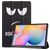 Mobigear Tri-Fold Samsung Galaxy Tab S6 Lite Hülle Klapphülle - Do Not Touch