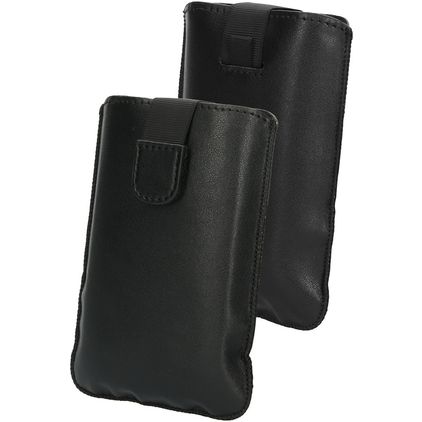 Mobiparts Classic Pouch Einschubhülle (max 11,5 cm x 7,5 cm) - Einschubhülle - Handytasche - Schwarz