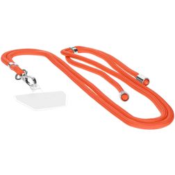 Mobiparts Nylon Verstellbare Universal-Handykette - Orange