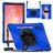 Mobigear SureGrip XGuard Samsung Galaxy Tab S11 Ultra Hülle Kunststoff,Silikon Backcover + Stifthalter + Schulterträger + Ständer - Blau