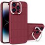Mobigear Cube iPhone 14 Pro Max Hülle Hardcase Backcover mit Ständer - Rot
