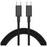 Mobigear 100W USB-C auf USB-C Kabel 3 Meter - Schwarz