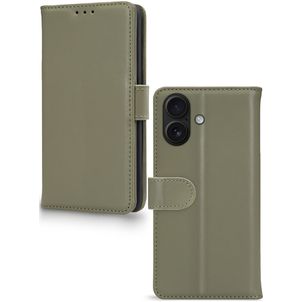Mobilize Premium Gelly iPhone 17 Hülle Klapphülle Geldbörse - Grün