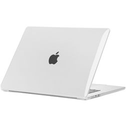 Mobigear Glossy MacBook Air 15 Zoll (2023-2026) Hardcase Hülle MacBook Case - Transparent - Model A2941 / A3114 / A3241 / A3448