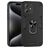 Mobigear Armor Ring Motorola Moto G54 Hülle Hardcase Backcover Stoßfest mit Ringhalter - Schwarz