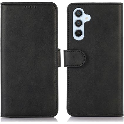 Mobigear Wallet Samsung Galaxy A56 Hülle Klapphülle Geldbörse - Schwarz