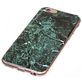 Mobigear Marble Soft Case Cover for Apple iPhone Dark Green 6 / 6s