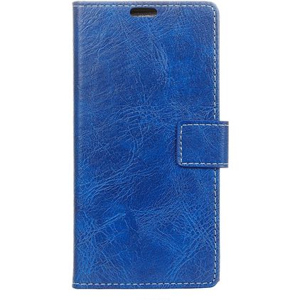 Mobigear Basic Huawei P30 Lite Hülle Klapphülle Geldbörse - Blau