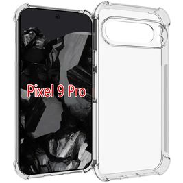 Mobigear Cushion Durchsichtig Google Pixel 9 Pro XL Hülle Flexibles TPU Backcover - Transparent