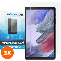 Mobigear Samsung Galaxy Tab A7 Lite Panzerglas Gehärtetes Glas Displayschutz - Hüllenfreundlich (3er Pack)