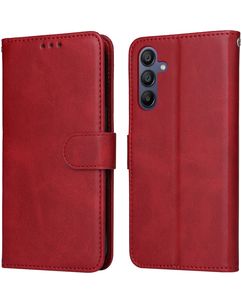 Mobigear Wallet Samsung Galaxy A17 Hülle Klapphülle Geldbörse - Rot
