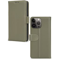 Mobilize Premium Gelly Wallet iPhone 13 Pro Hülle Klapphülle Geldbörse - Grün