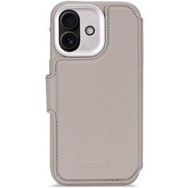 Decoded Detachable Wallet iPhone 17 MagSafe Hülle Echtes Leder Abnehmbare 2in1 Klapphülle Geldbörse - Solid Clay