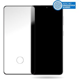 Mobilize Premium Samsung Galaxy S21 Panzerglas Gehärtetes Glas Displayschutz - Hüllenfreundlich - Schwarz