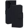 Mobiparts Wallet Samsung Galaxy A27 Hülle Echtes Leder Klapphülle Geldbörse - Schwarz