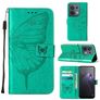 Mobigear Butterfly OPPO Reno 8 5G Hülle Klapphülle Geldbörse - Grün
