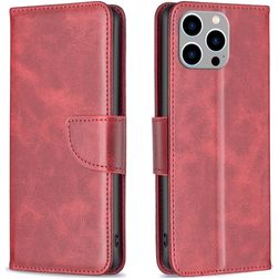 Mobigear Excellent iPhone 15 Pro Max Hülle Klapphülle Geldbörse - Rot